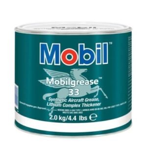 Mobilgrease 33 aviation lubricant packaging