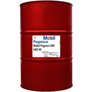 Mobil Pegasus 505 SAE 40 gas engine oil drum